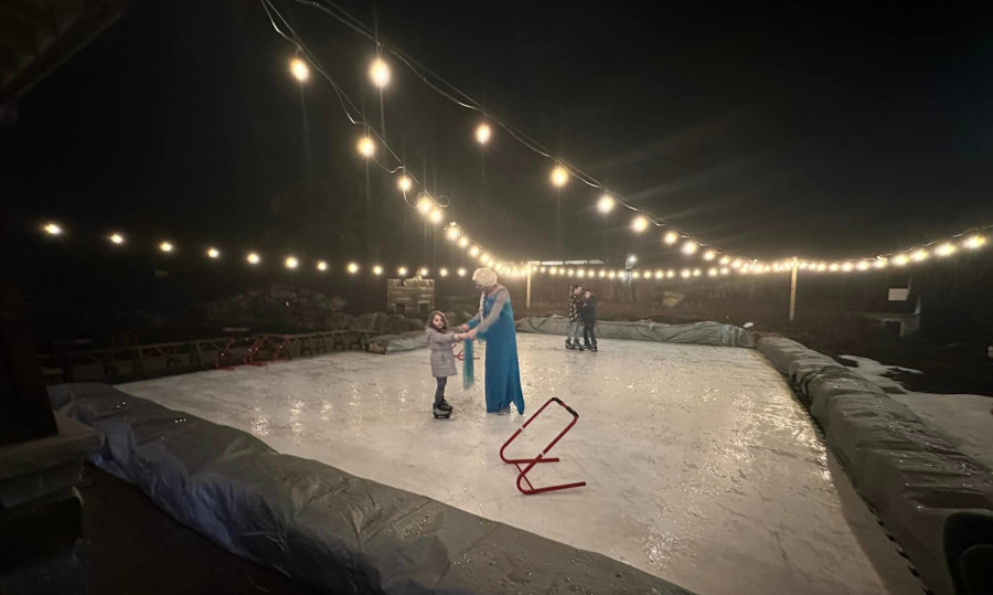 Ice skating Mountain View Family Drive-In